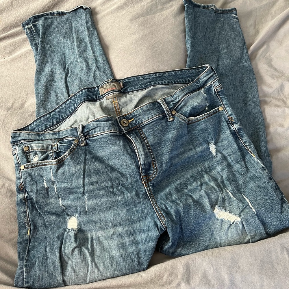Torrid Boyfriend Straight Jeans TALL